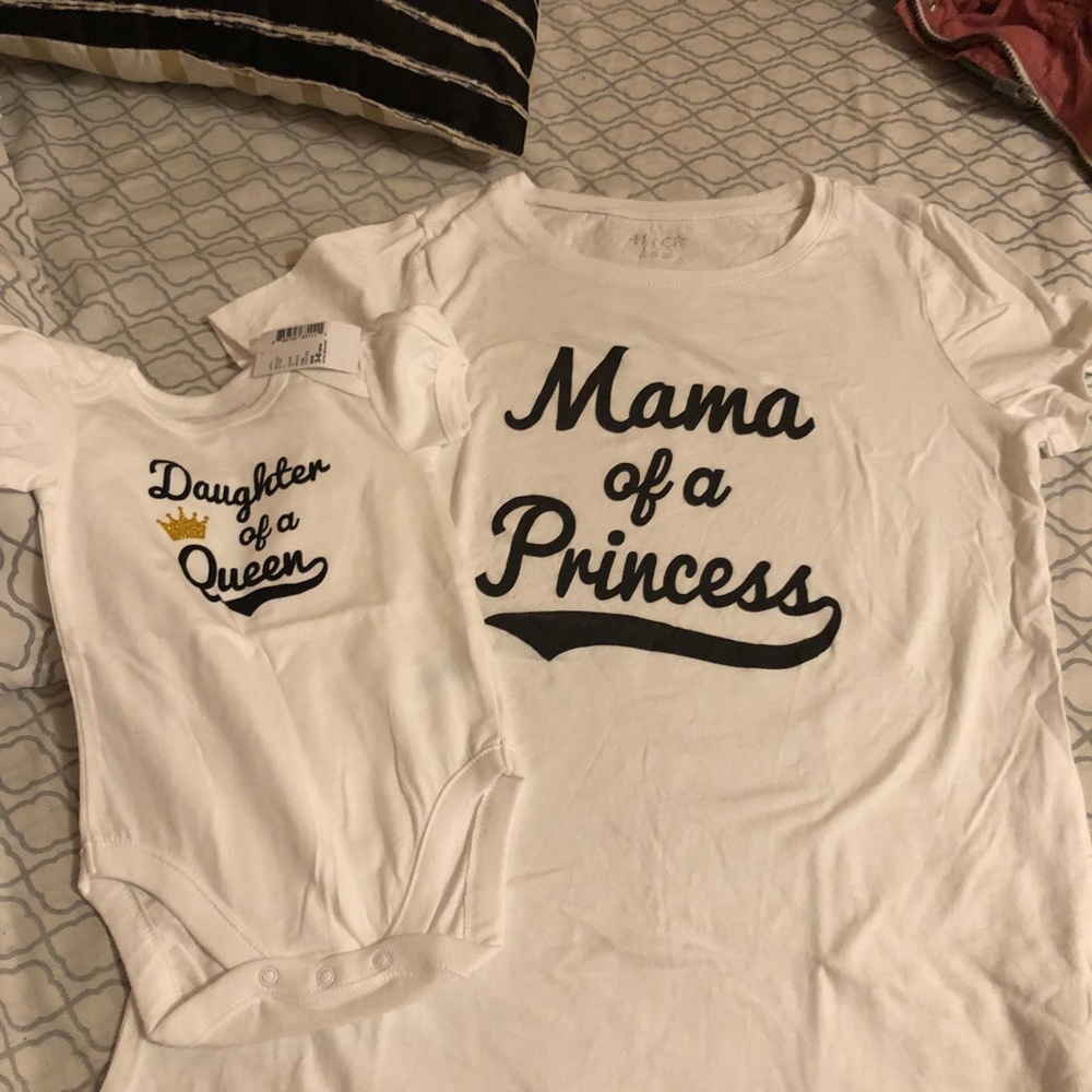 Mommy and daughter top set